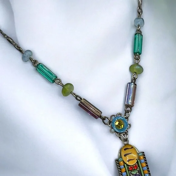 🌺Adaya Mosaic Necklace - Picture 5 of 13